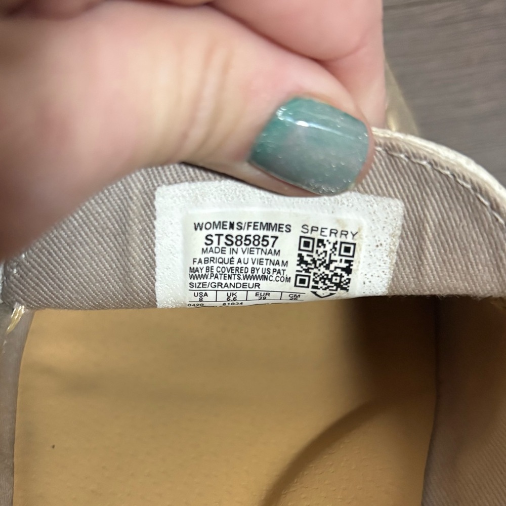 Sperry Topsider Seaport Penny Loafer Exotic Taupe Preppy Nautical Classic Office - Picture 6 of 7